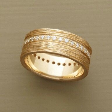 Vintage Gold Feiner Zirkonia Ring