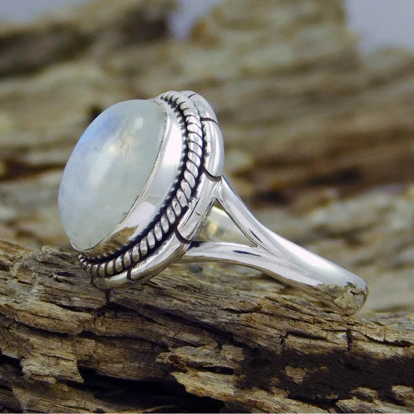 Aqua Chalcedon Ring