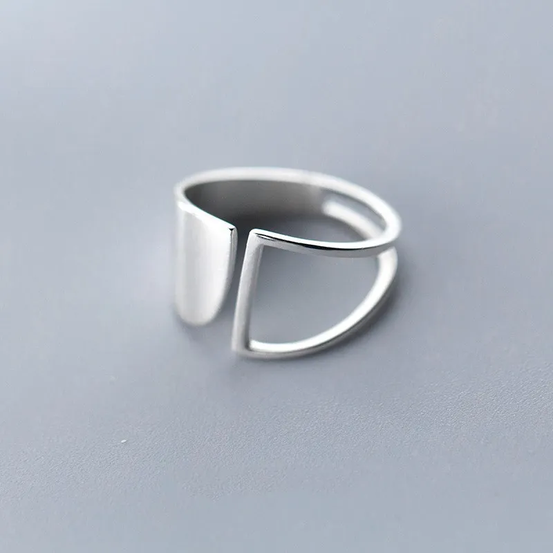 Vintage Silber zwei Schichten Ring